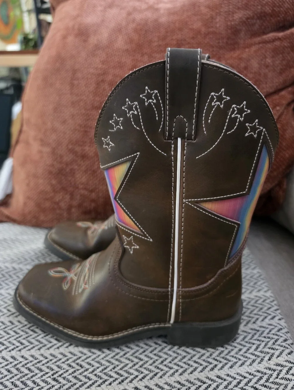 Girls' Superstar Western Boots - Broad Square Toe